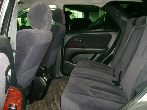 Rear interior